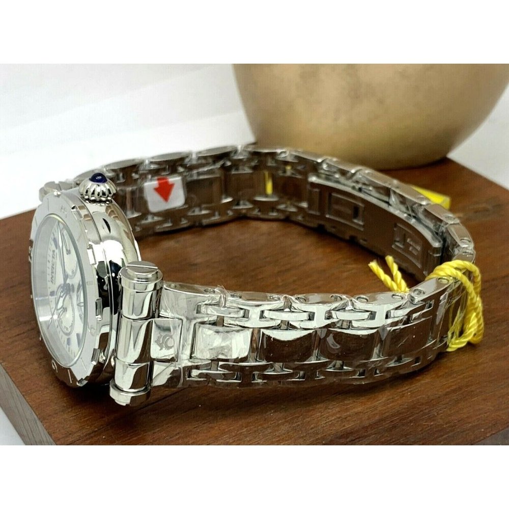 Invicta Women's Watch 24427 Subaqua Silver Tone Stainless Quartz MOP White Dial - Picture 8 of 12